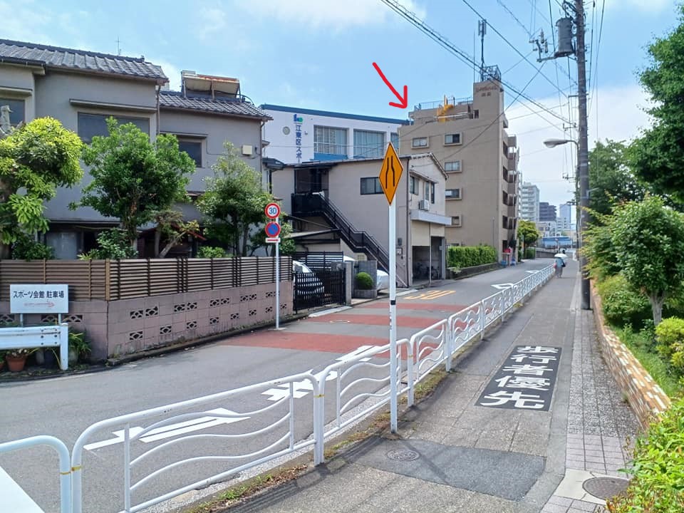 クローバー橋からの道順